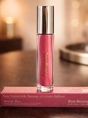 Rare Beauty Lip Balm & Gloss in Nearly Rose Pink